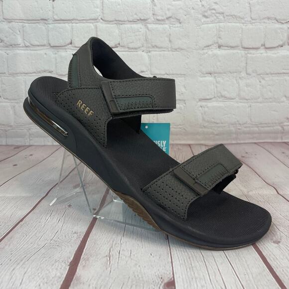 Reef Fanning Baja Brown Gum With Bottle Opener Sandals Mens Size 11 - Picture 1 of 11